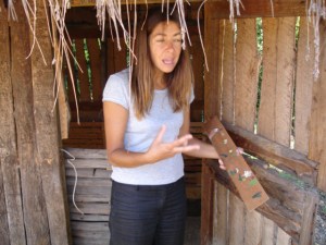 Marina explaining biodynamics at Antiyal