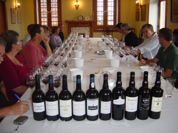 our tasting in the board room of Graham's Lodge with Paul Symington