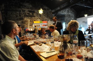 Tasting at Offley's lodge with Luis Sotomayor, winemaker for Sogrape