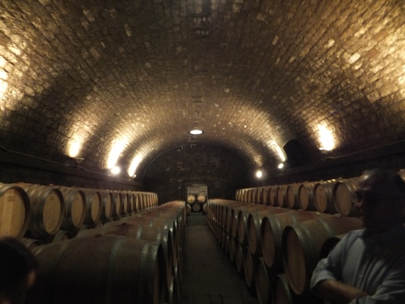 the cellars at Badia a Passignano