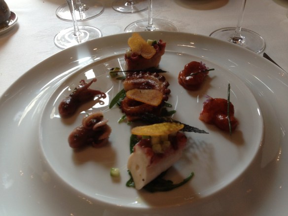 one of our apetizers at Le Cinq