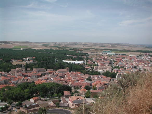 View from castle at Penafiel