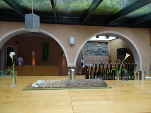 the tasting room at Tegernseerhof