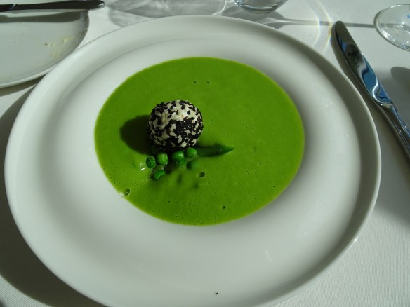 our soup course at our lunch at Viator